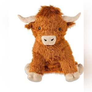 NEW Jumbo Highland Cow Plush, Brown, 30", Valentine's Day by Way To Celebrate